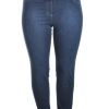 Grote Maten Mode KjBrand | Kjbrand Jegging Jenny 23476-6881-606 Stoned Denim Faded