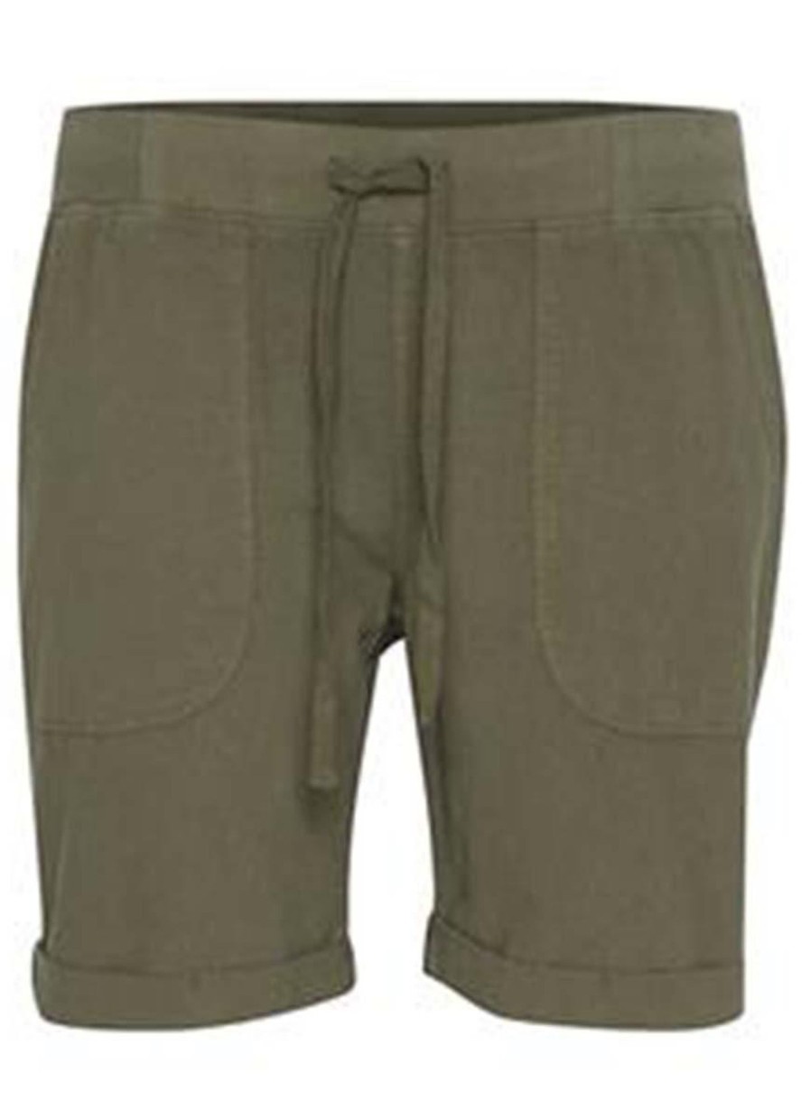 Grote Maten Mode Kaffe Curve | Kaffe Curve Nana Shorts 10580270 - 190511 Grape Leaf