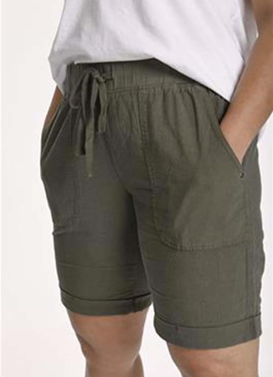 Grote Maten Mode Kaffe Curve | Kaffe Curve Nana Shorts 10580270 - 190511 Grape Leaf