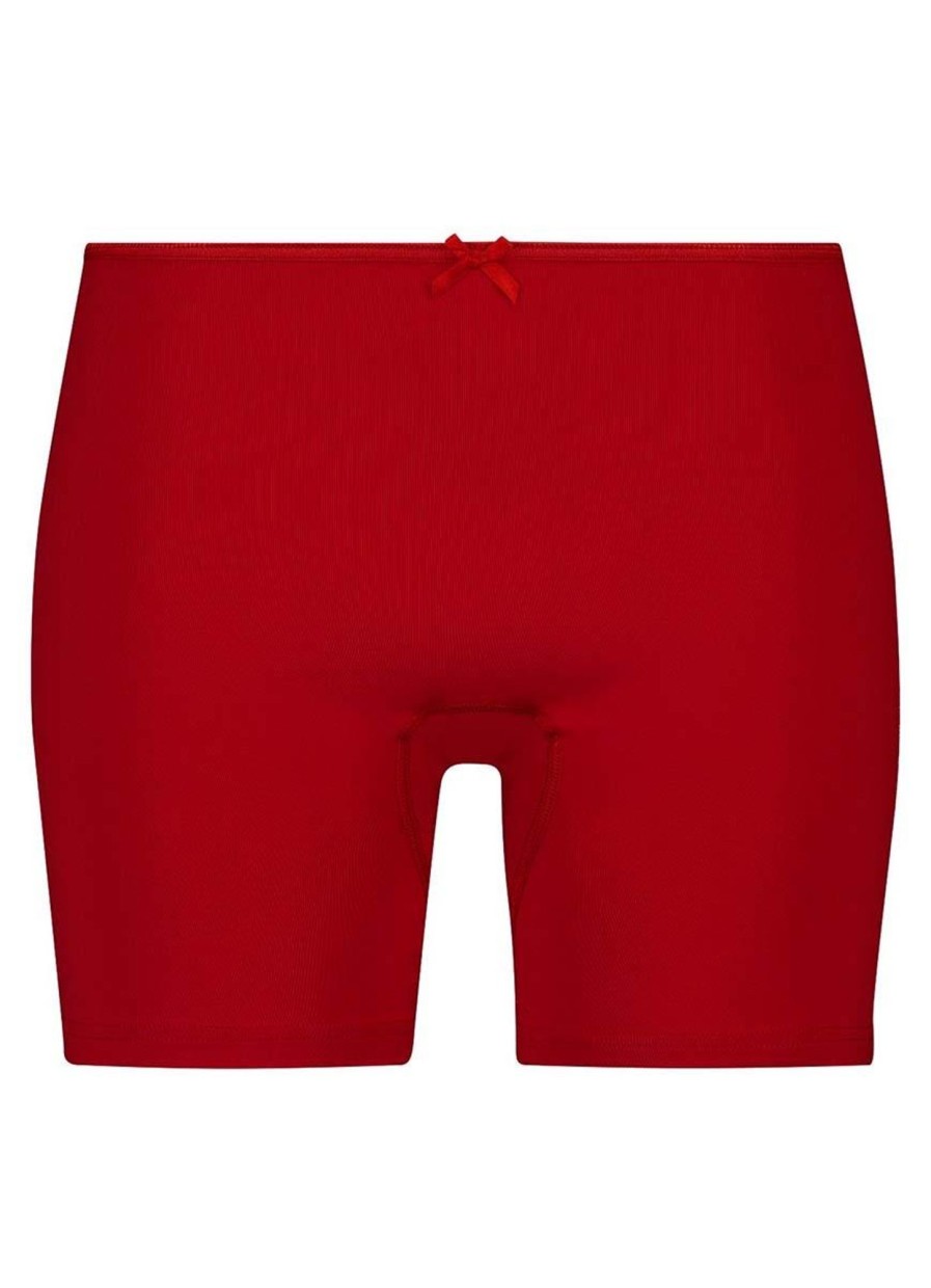 Grote Maten Mode Dit elastische | Rj Bodywear Short Extra Lange Pijp 31-021-229 Rood