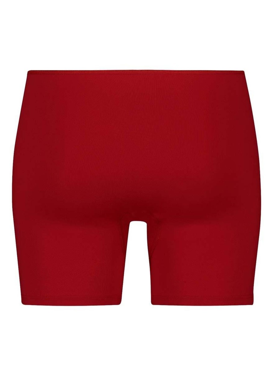 Grote Maten Mode Dit elastische | Rj Bodywear Short Extra Lange Pijp 31-021-229 Rood