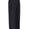 Grote Maten Mode Plusbasics | Plusbasics Pants Wide Travel 10 202 284-406 Zwart