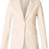 Grote Maten Mode Base Level Curvy | Base Level Curvy Blazer Yacey 080 Light Beige