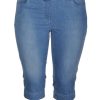 Grote Maten Mode Stark | Stark Capri Janna 44 4915-711 Blauw