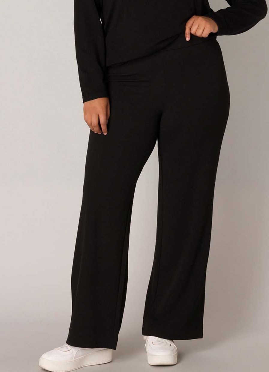 Grote Maten Mode Base Level Curvy | Base Level Curvy Broek Arah 092 - 1000 Black